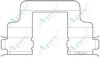 AUDI 8P0615231 Accessory Kit, brake pad